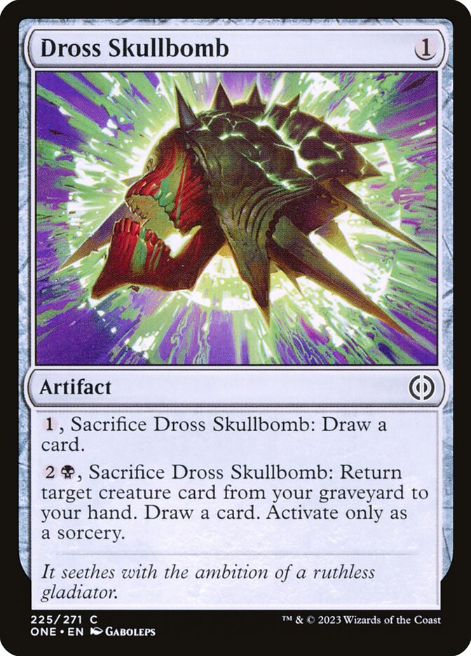 Bombacrânio de Dross / Dross Skullbomb - Magic: The Gathering - MoxLand