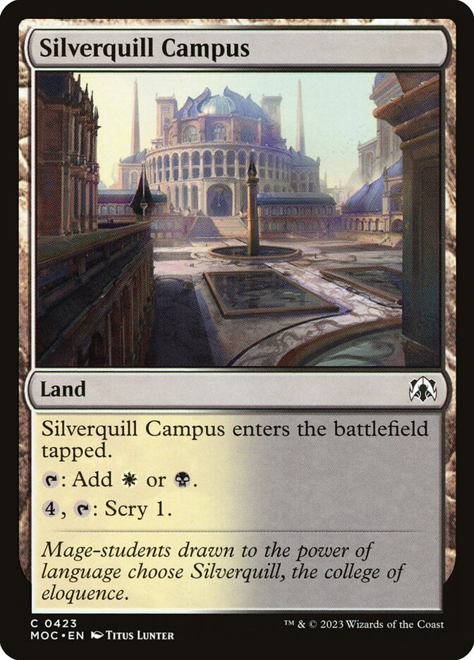 Campus de Platinopena / Silverquill Campus - Magic: The Gathering - MoxLand