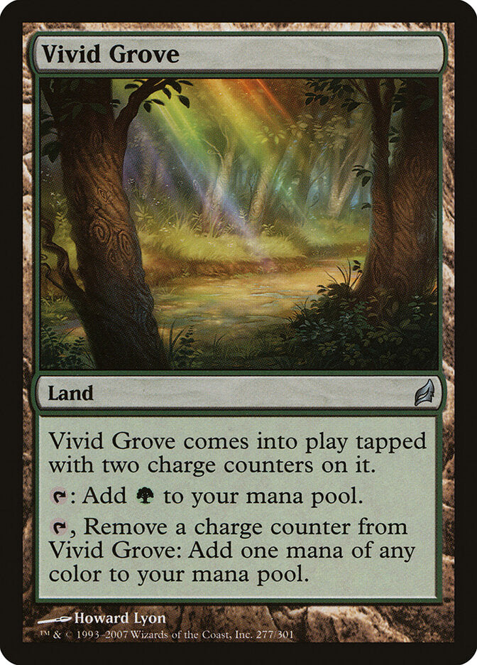 Bosque Vívido / Vivid Grove - Magic: The Gathering - MoxLand