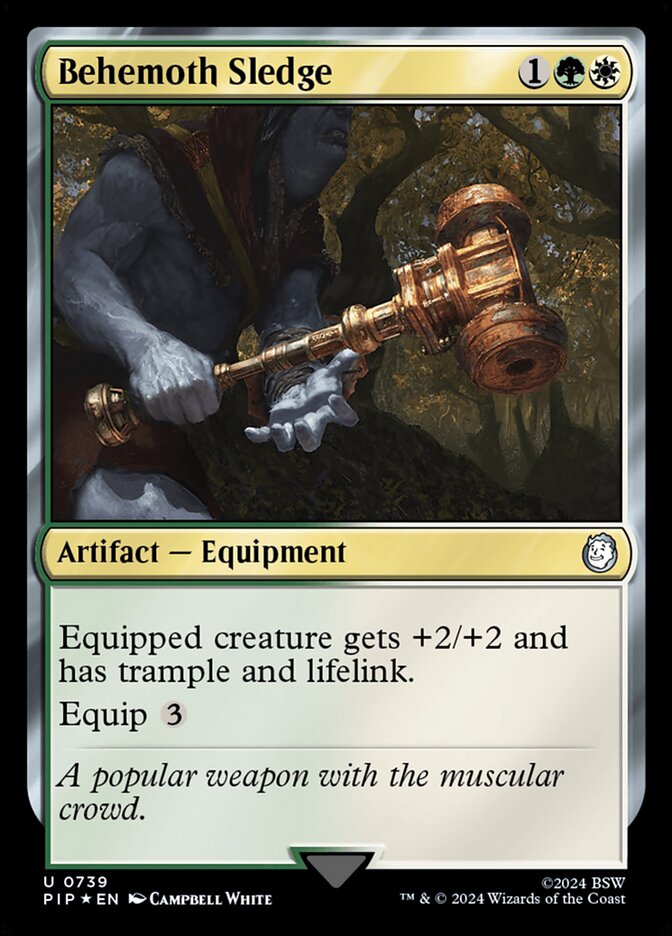Martelo Behemoth / Behemoth Sledge - Magic: The Gathering - MoxLand