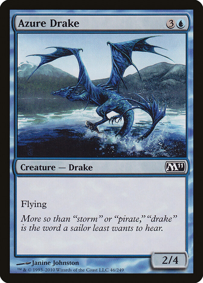 Dragonete Lazur / Azure Drake - Magic: The Gathering - MoxLand