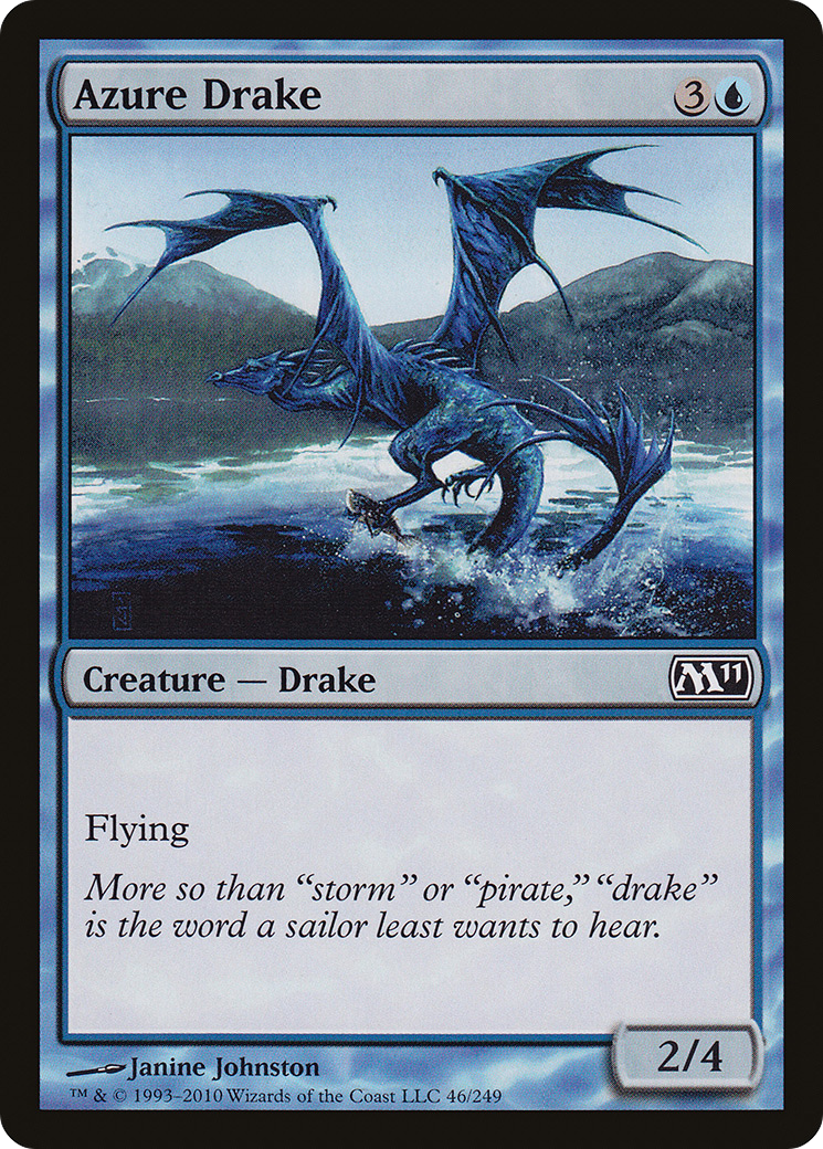 Dragonete Lazur / Azure Drake - Magic: The Gathering - MoxLand