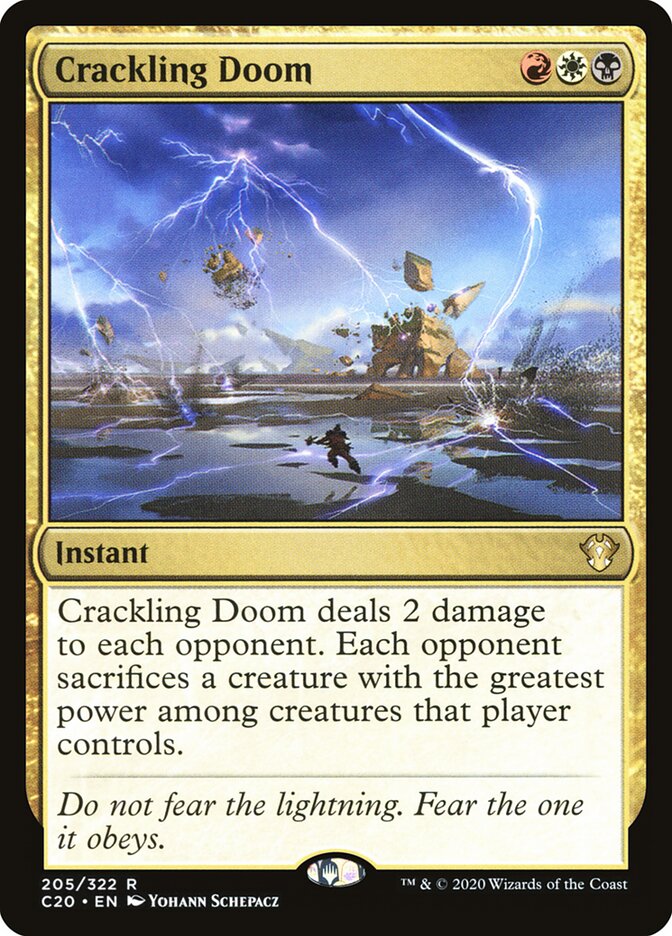 Fim Crepitante / Crackling Doom - Magic: The Gathering - MoxLand