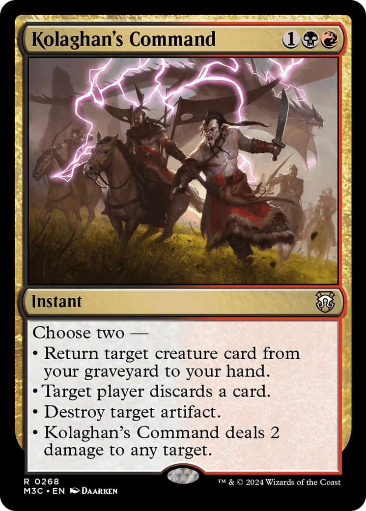 Comando de Kolaghan / Kolaghan's Command - Magic: The Gathering - MoxLand