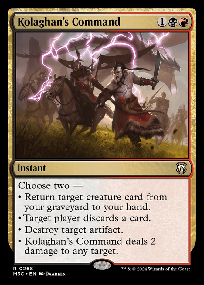Comando de Kolaghan / Kolaghan's Command - Magic: The Gathering - MoxLand
