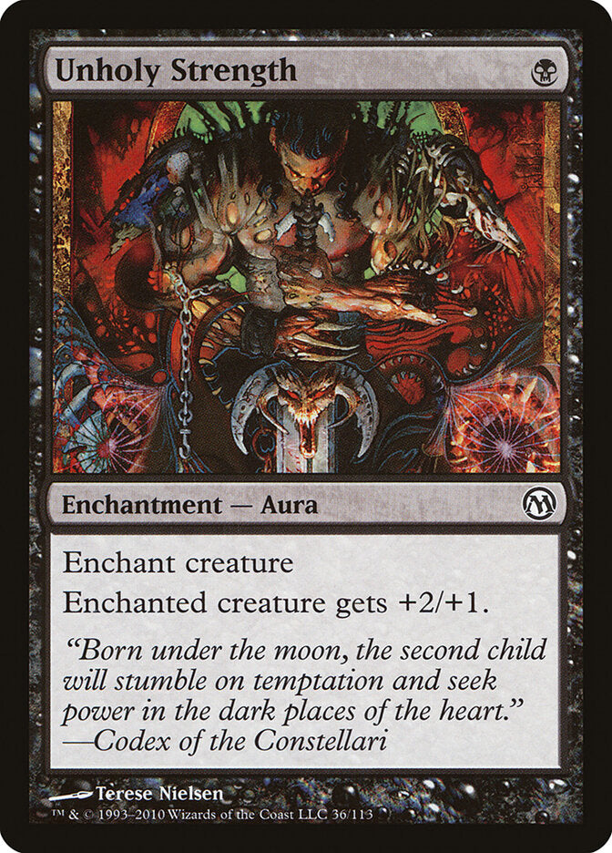 Força Profana / Unholy Strength - Magic: The Gathering - MoxLand
