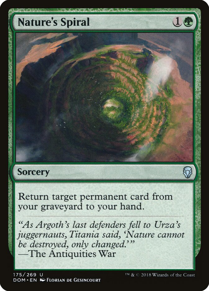 Espiral da Natureza / Nature's Spiral - Magic: The Gathering - MoxLand
