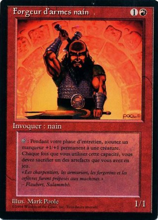 Dwarven Weaponsmith - Magic: The Gathering - MoxLand