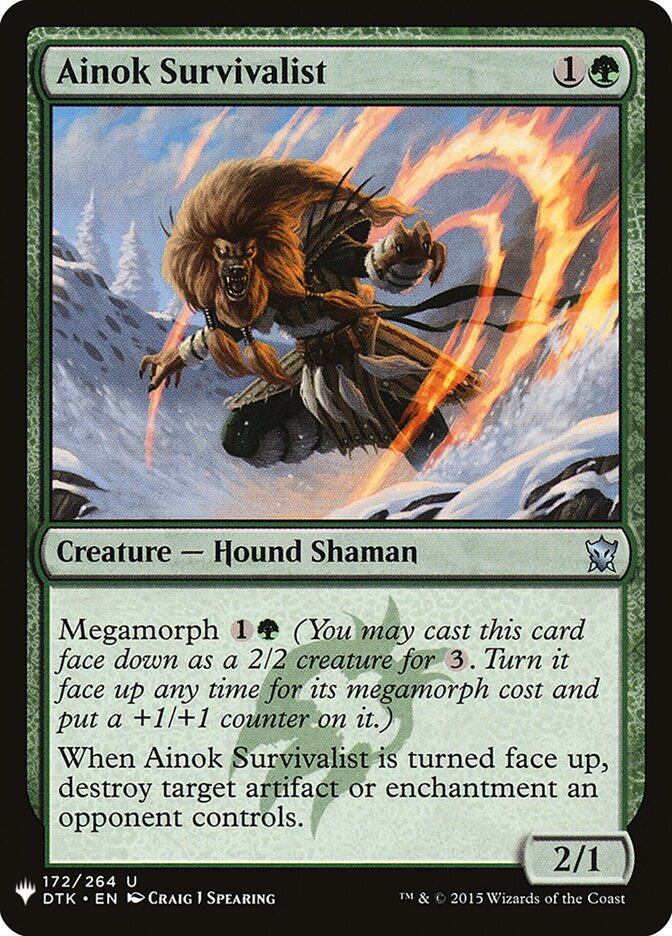 Sobrevivencialista Ainok / Ainok Survivalist - Magic: The Gathering - MoxLand