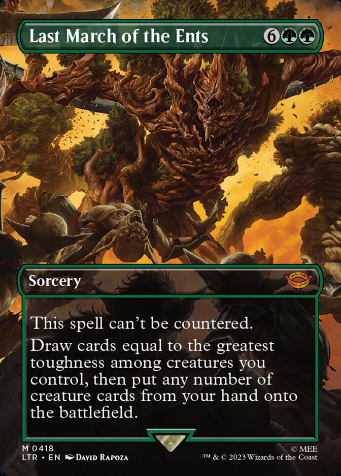 Última Marcha dos Ents / Last March of the Ents - Magic: The Gathering - MoxLand