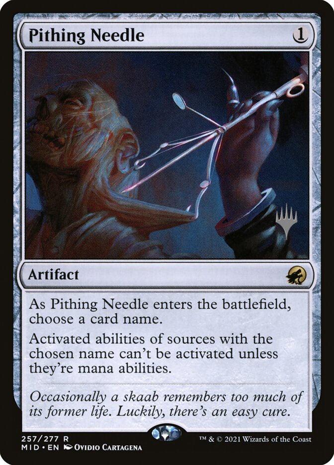 Agulha Medular / Pithing Needle - Magic: The Gathering - MoxLand
