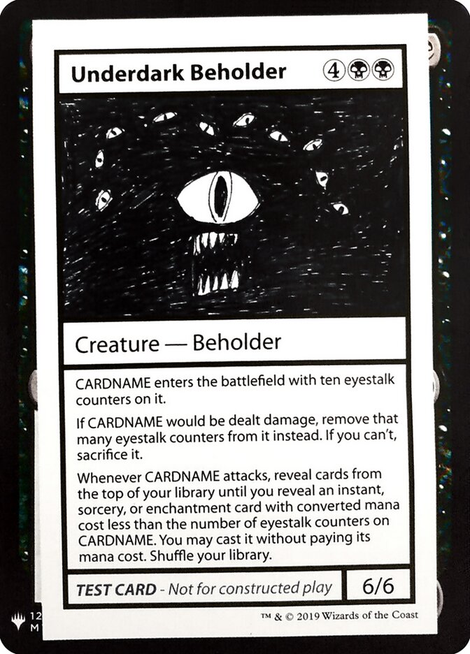 Underdark Beholder - Magic: The Gathering - MoxLand