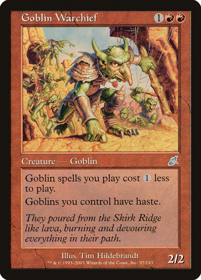 Comandante de Guerra Goblin / Goblin Warchief - Magic: The Gathering - MoxLand