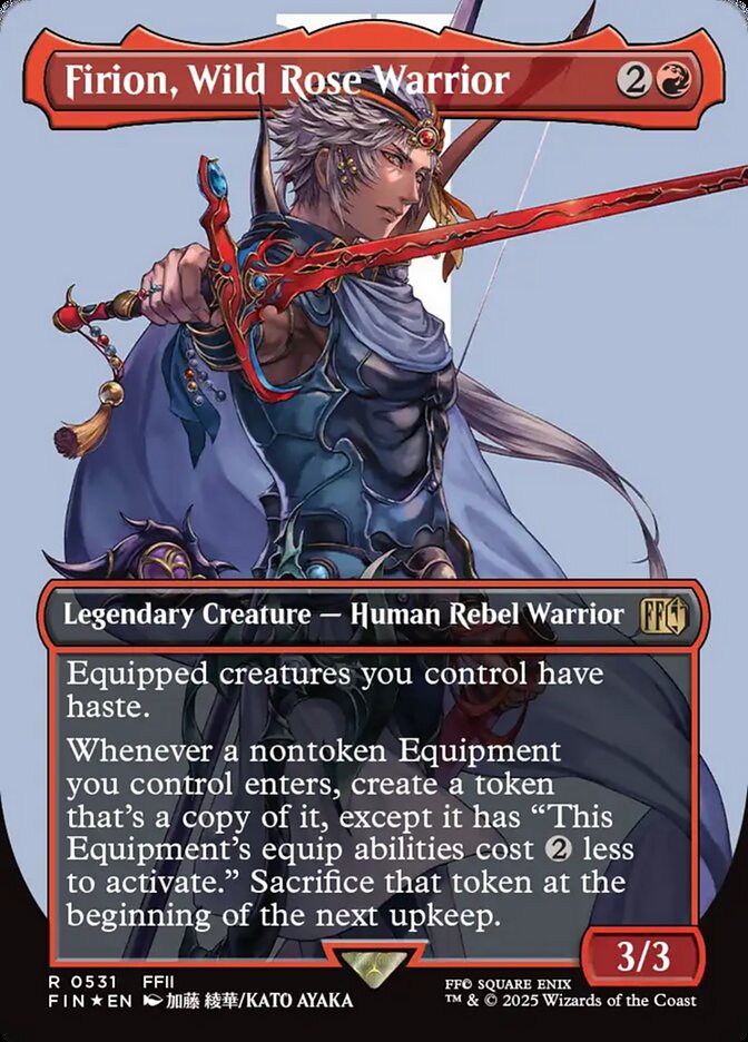 Firion, Guerreiro da Rosa Selvagem / Firion, Wild Rose Warrior - Magic: The Gathering - MoxLand