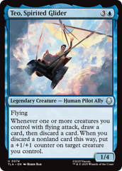 Teo, Planador Espirituoso / Teo, Spirited Glider - Magic: The Gathering - MoxLand