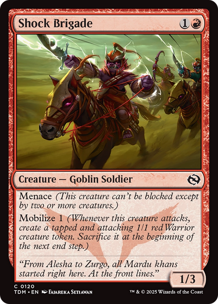 Brigada de Choque / Shock Brigade - Magic: The Gathering - MoxLand