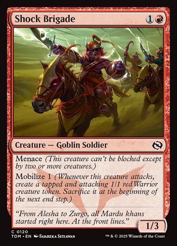 Brigada de Choque / Shock Brigade - Magic: The Gathering - MoxLand