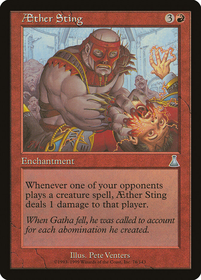 Ferroada do Æther / Aether Sting - Magic: The Gathering - MoxLand