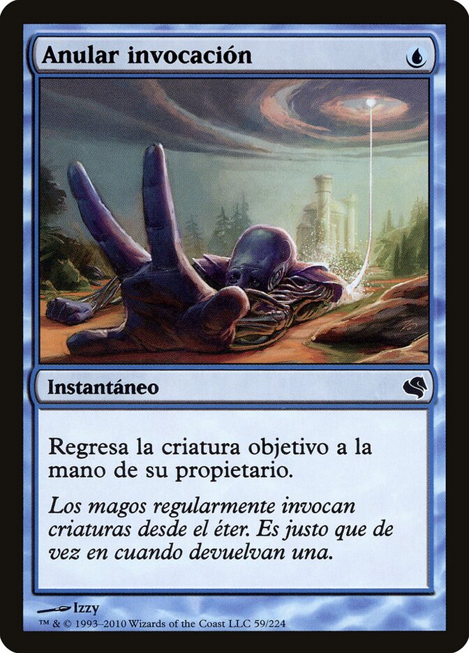 Esconjurar / Unsummon - Magic: The Gathering - MoxLand