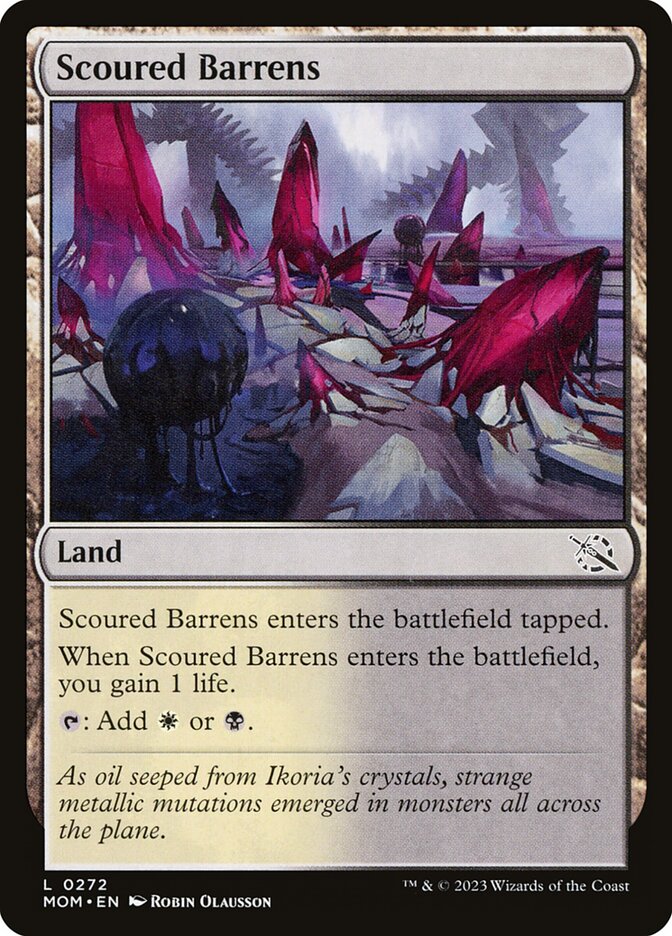 Desertos Calcinados / Scoured Barrens - Magic: The Gathering - MoxLand