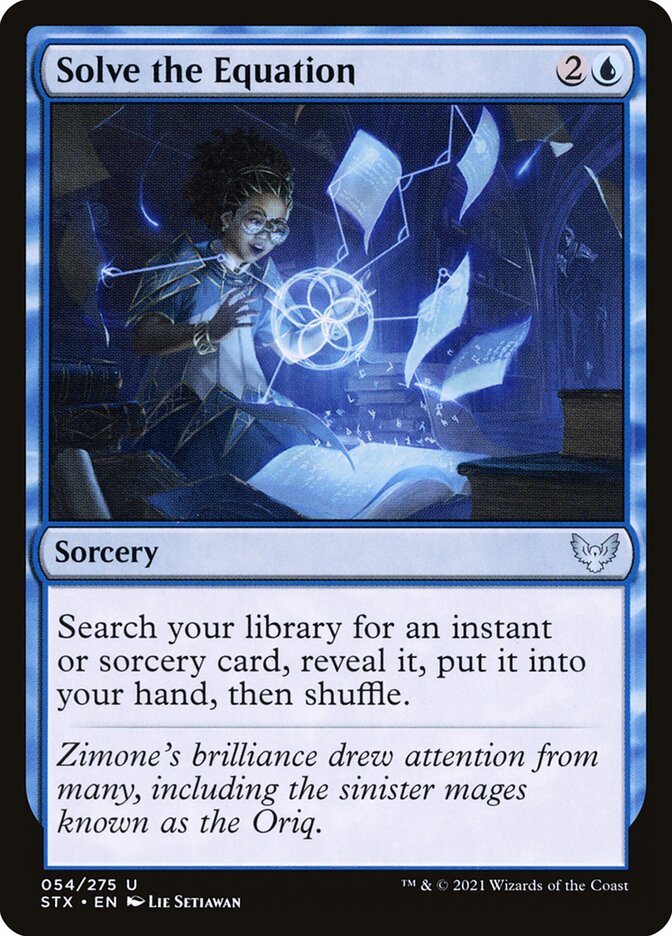 Resolver a Equação / Solve the Equation - Magic: The Gathering - MoxLand