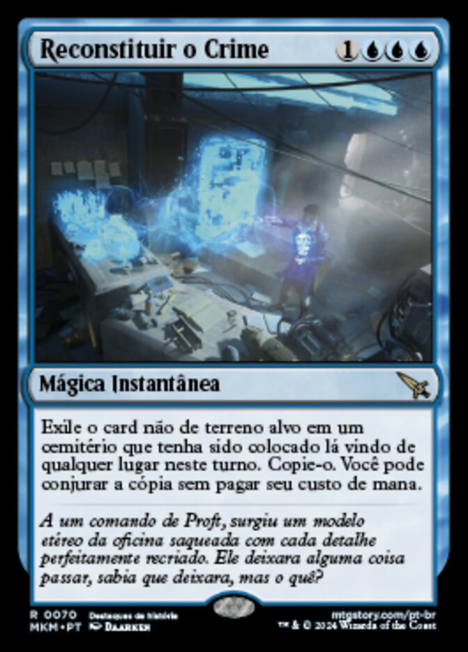 Reconstituir o Crime / Reenact the Crime - Magic: The Gathering - MoxLand