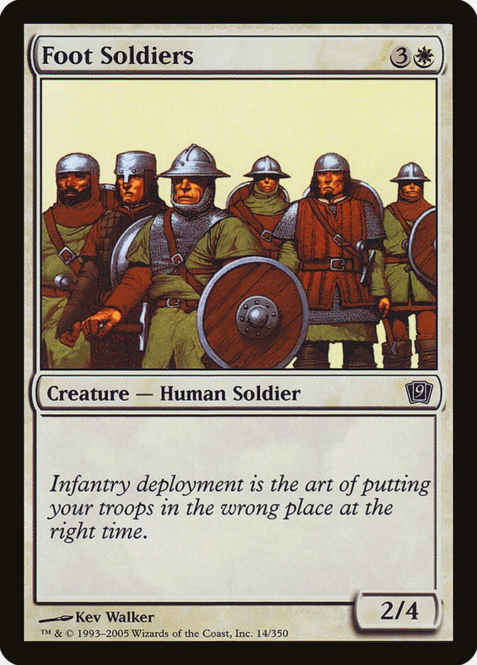 Soldados a Pé / Foot Soldiers - Magic: The Gathering - MoxLand