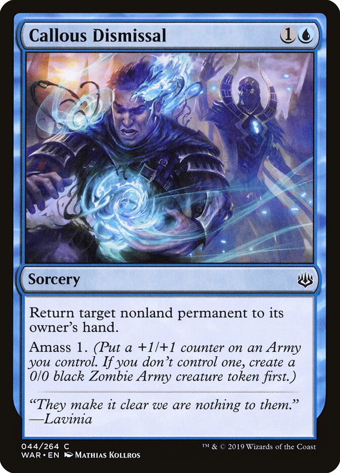 Demissão Impiedosa / Callous Dismissal - Magic: The Gathering - MoxLand