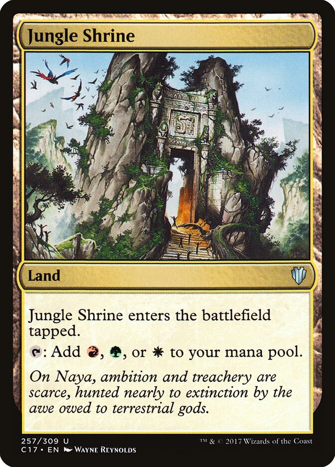 Sacrário da Selva / Jungle Shrine - Magic: The Gathering - MoxLand