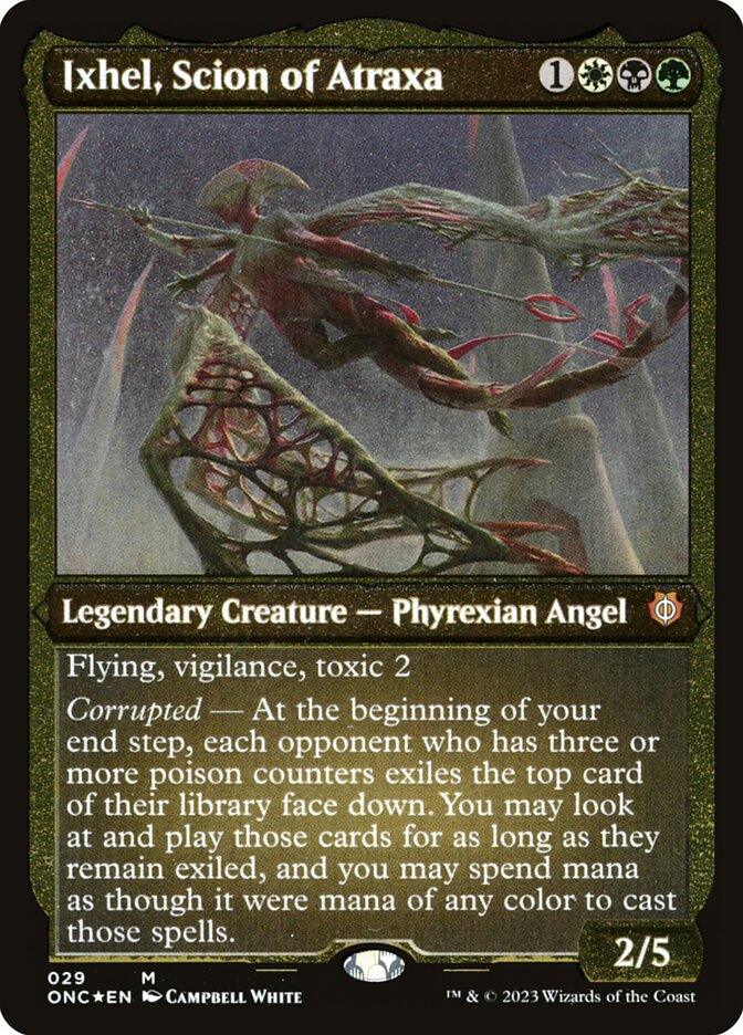 Ixhel, Descendente de Atraxa / Ixhel, Scion of Atraxa - Magic: The Gathering - MoxLand