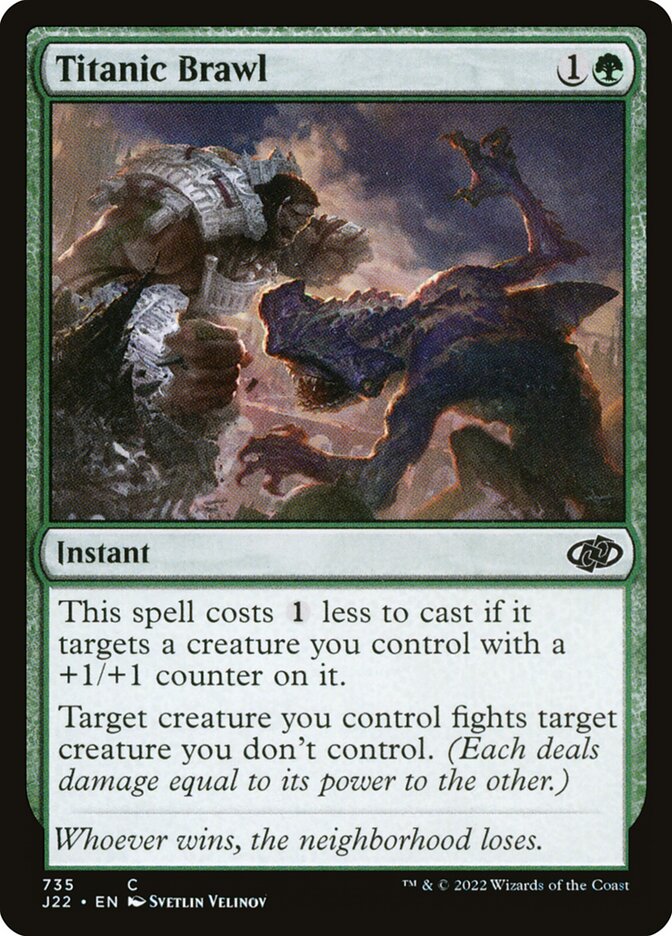 Briga Titânica / Titanic Brawl - Magic: The Gathering - MoxLand