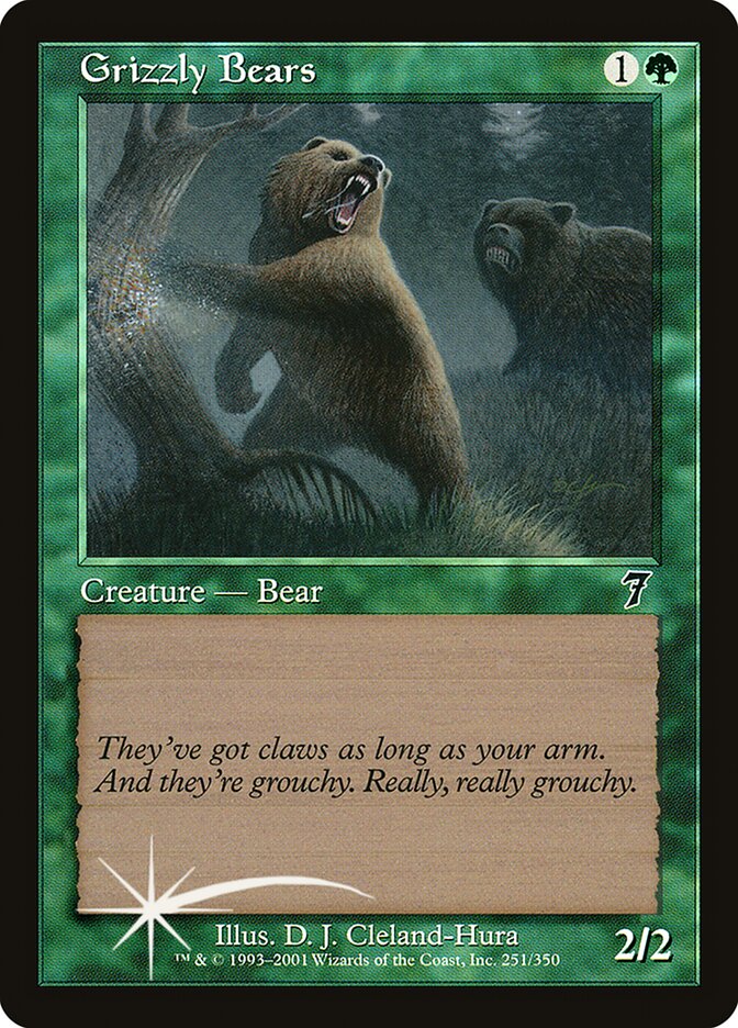Ursos Cinzentos / Grizzly Bears - Magic: The Gathering - MoxLand