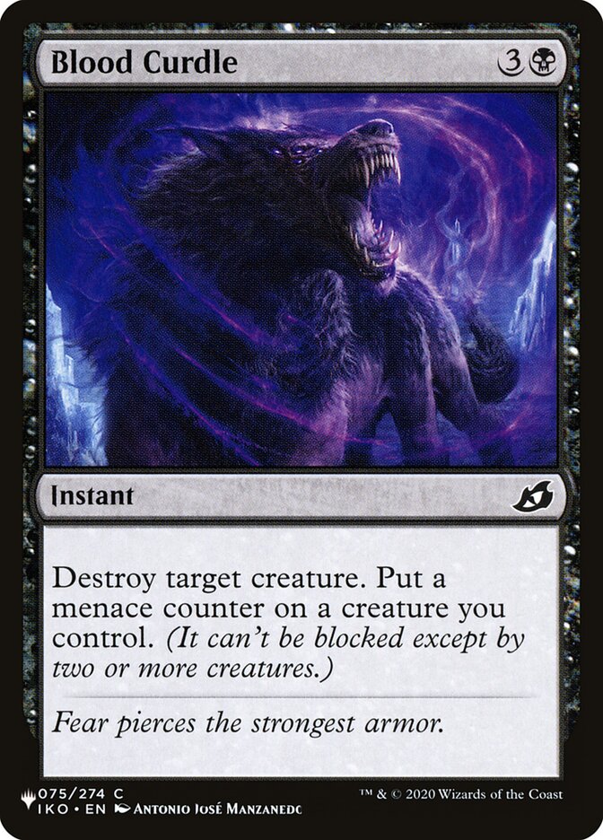 Coalhar Sangue / Blood Curdle - Magic: The Gathering - MoxLand