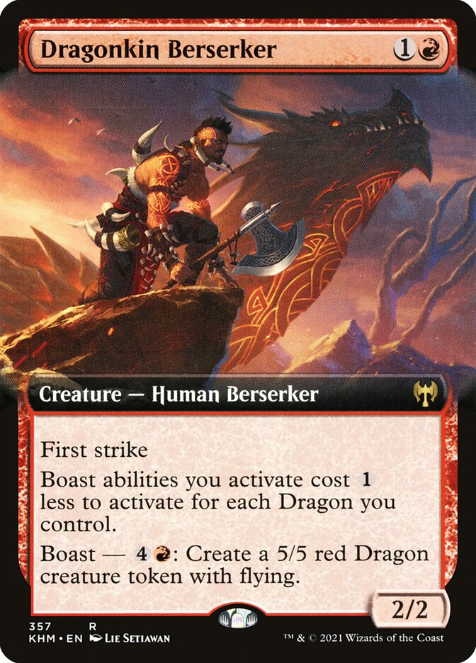 Amoque Draconeo / Dragonkin Berserker - Magic: The Gathering - MoxLand