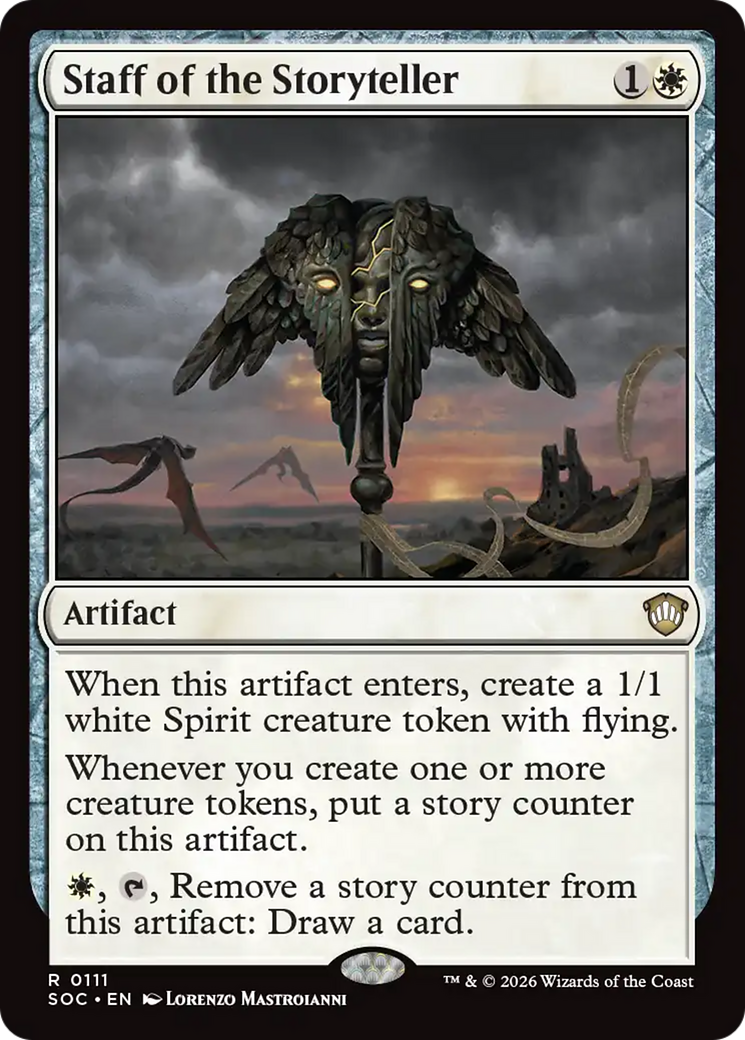 Cajado do Contador de Histórias / Staff of the Storyteller - Magic: The Gathering - MoxLand