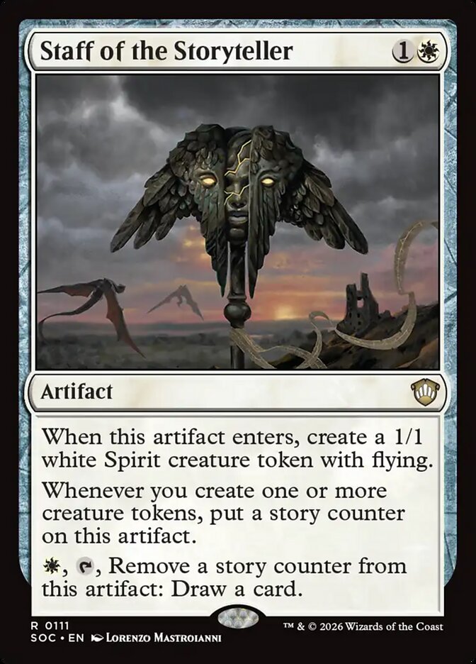 Cajado do Contador de Histórias / Staff of the Storyteller - Magic: The Gathering - MoxLand