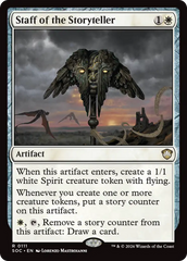 Cajado do Contador de Histórias / Staff of the Storyteller - Magic: The Gathering - MoxLand