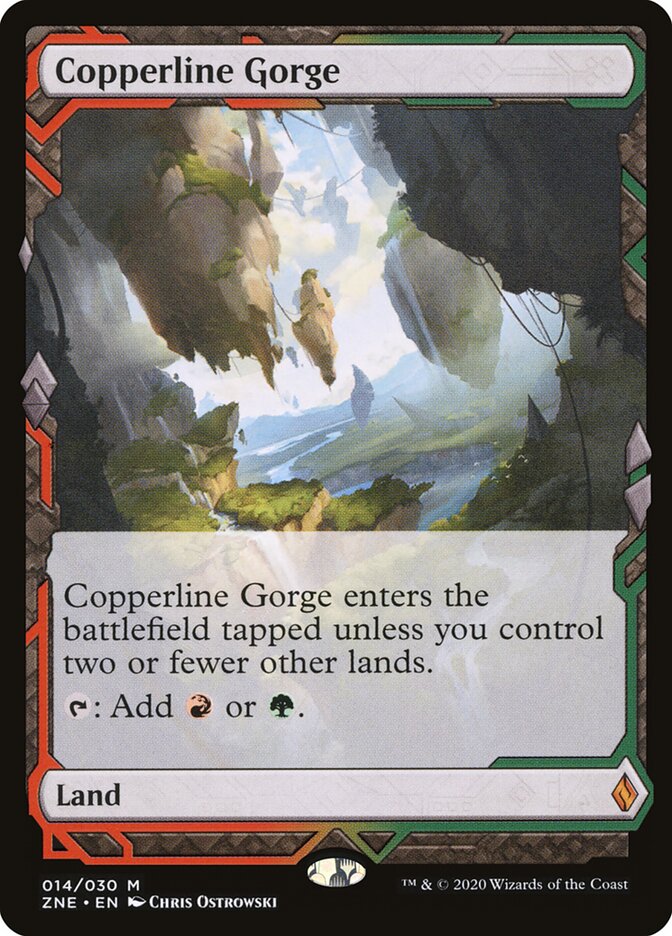 Desfiladeiro da Linha de Cobre / Copperline Gorge - Magic: The Gathering - MoxLand