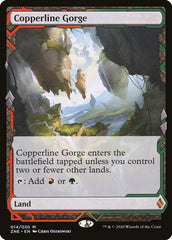 Desfiladeiro da Linha de Cobre / Copperline Gorge - Magic: The Gathering - MoxLand