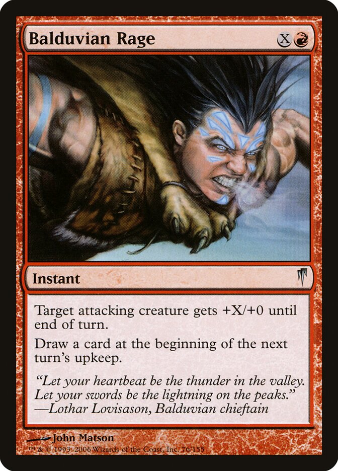 Fúria Balduviana / Balduvian Rage - Magic: The Gathering - MoxLand