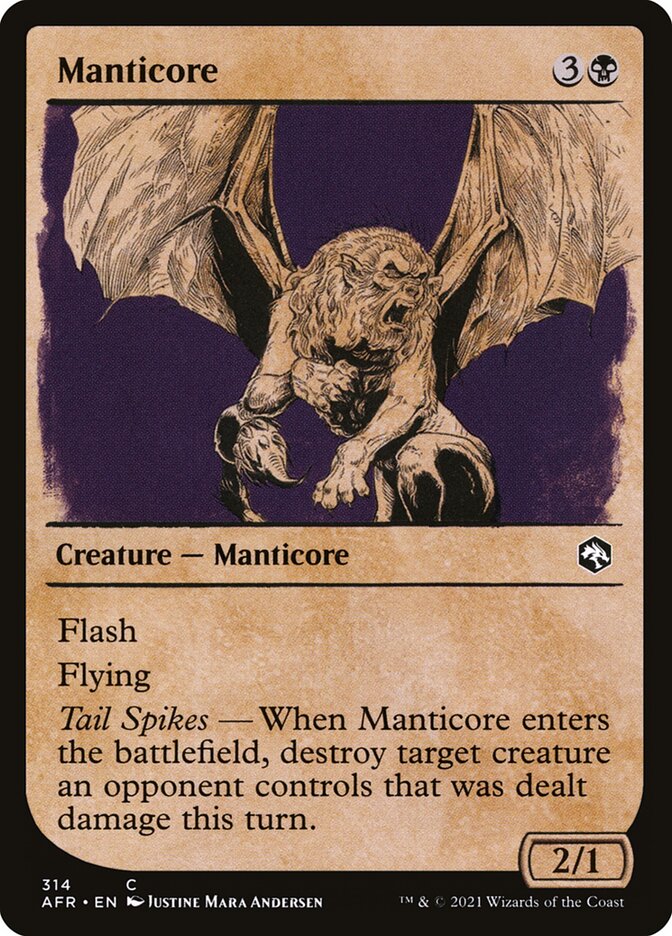 Mantícora / Manticore - Magic: The Gathering - MoxLand