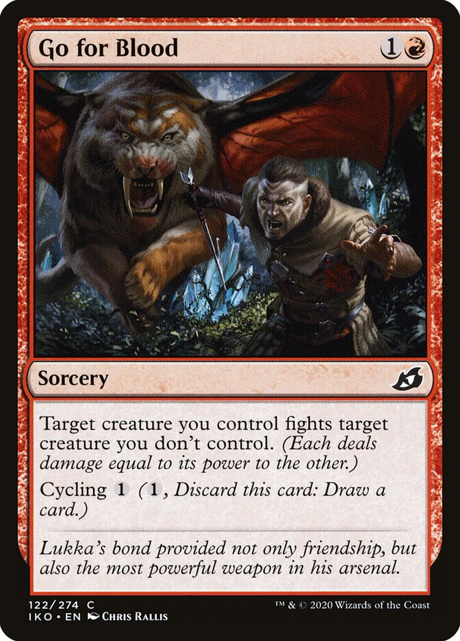 Dar o Sangue / Go for Blood - Magic: The Gathering - MoxLand