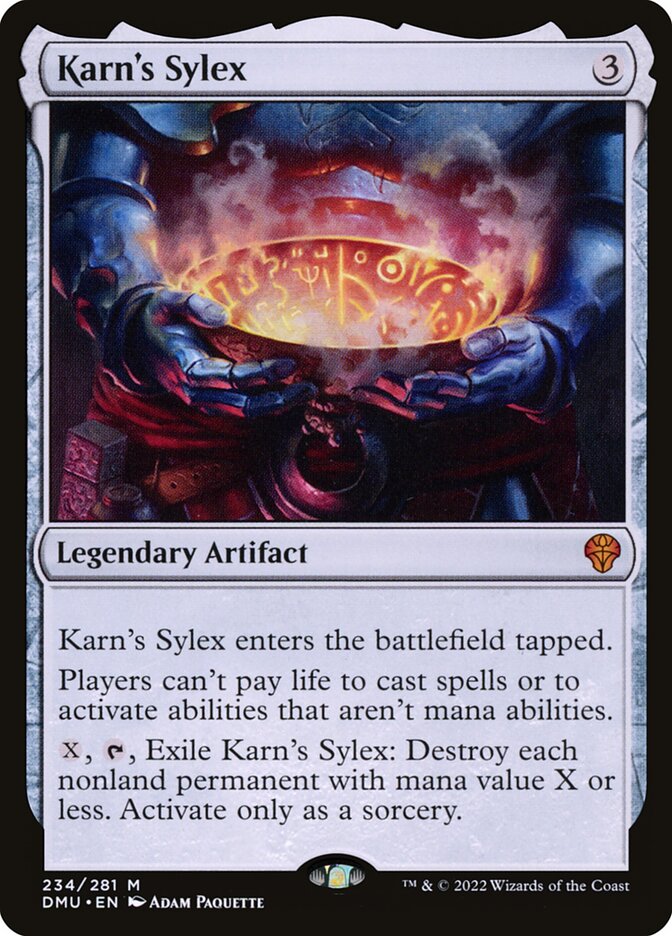 Sílex de Karn / Karn's Sylex - Magic: The Gathering - MoxLand