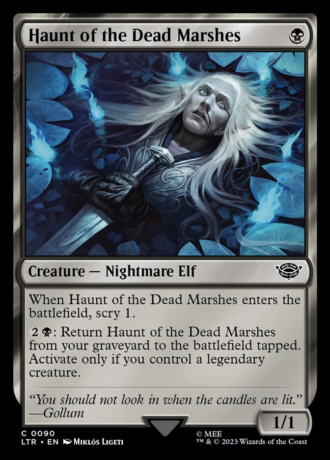 Assombração dos Pântanos Mortos / Haunt of the Dead Marshes - Magic: The Gathering - MoxLand