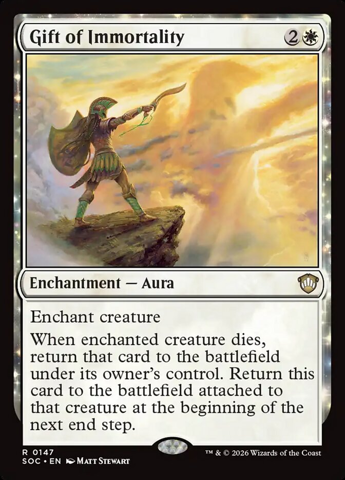 Dádiva da Imortalidade / Gift of Immortality - Magic: The Gathering - MoxLand