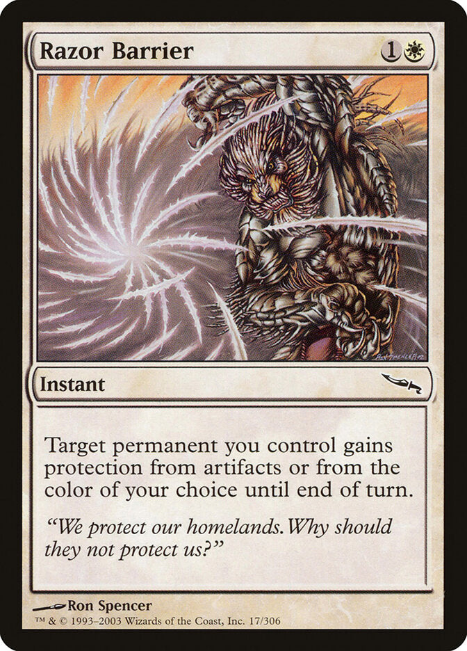 Barreira Cortante / Razor Barrier - Magic: The Gathering - MoxLand
