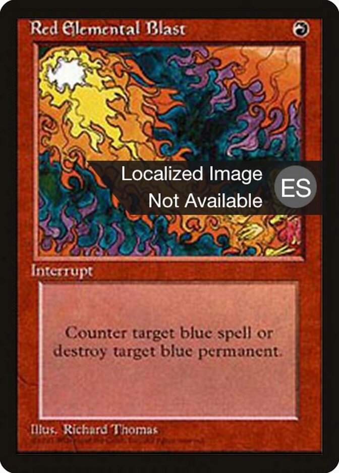 Maldição do Elemental Vermelho / Red Elemental Blast - Magic: The Gathering - MoxLand