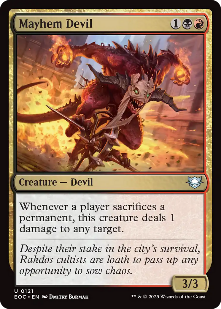 Diabo do Pandemônio / Mayhem Devil - Magic: The Gathering - MoxLand