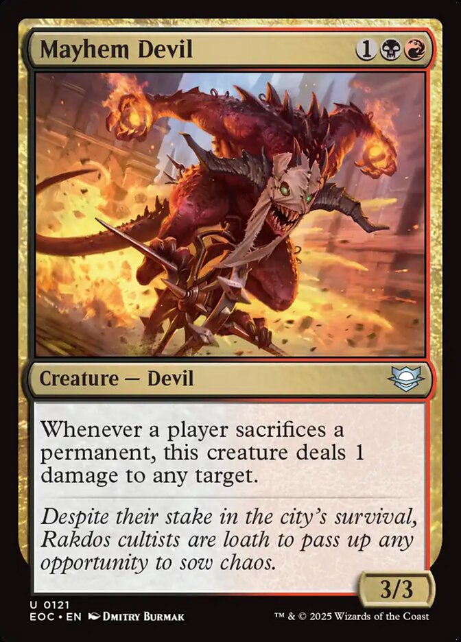 Diabo do Pandemônio / Mayhem Devil - Magic: The Gathering - MoxLand