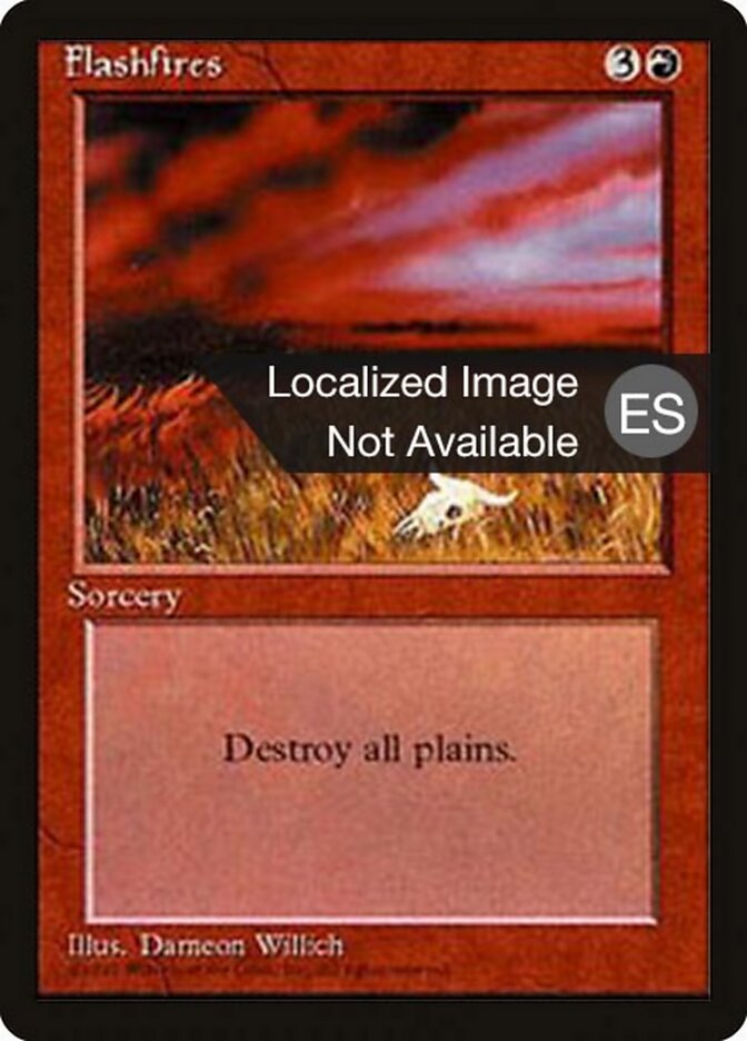 Tormenta Ígnea / Flashfires - Magic: The Gathering - MoxLand